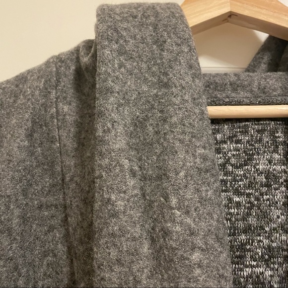 Grey Hoodie Coat - Picture 3 of 4